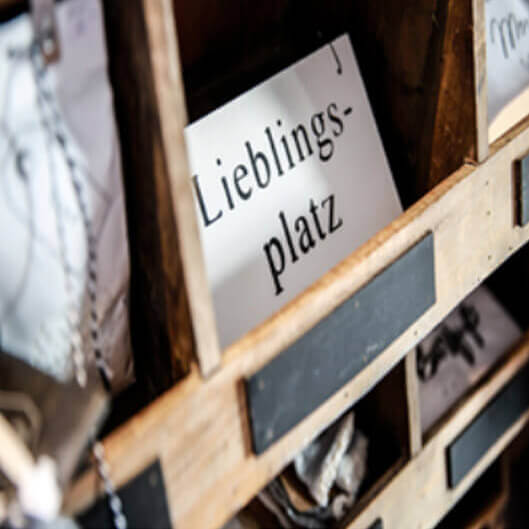 Schild Lieblingsplatz