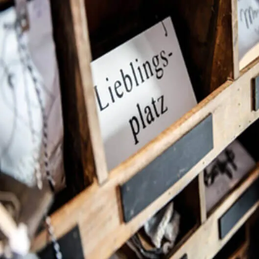 Schild Lieblingsplatz
